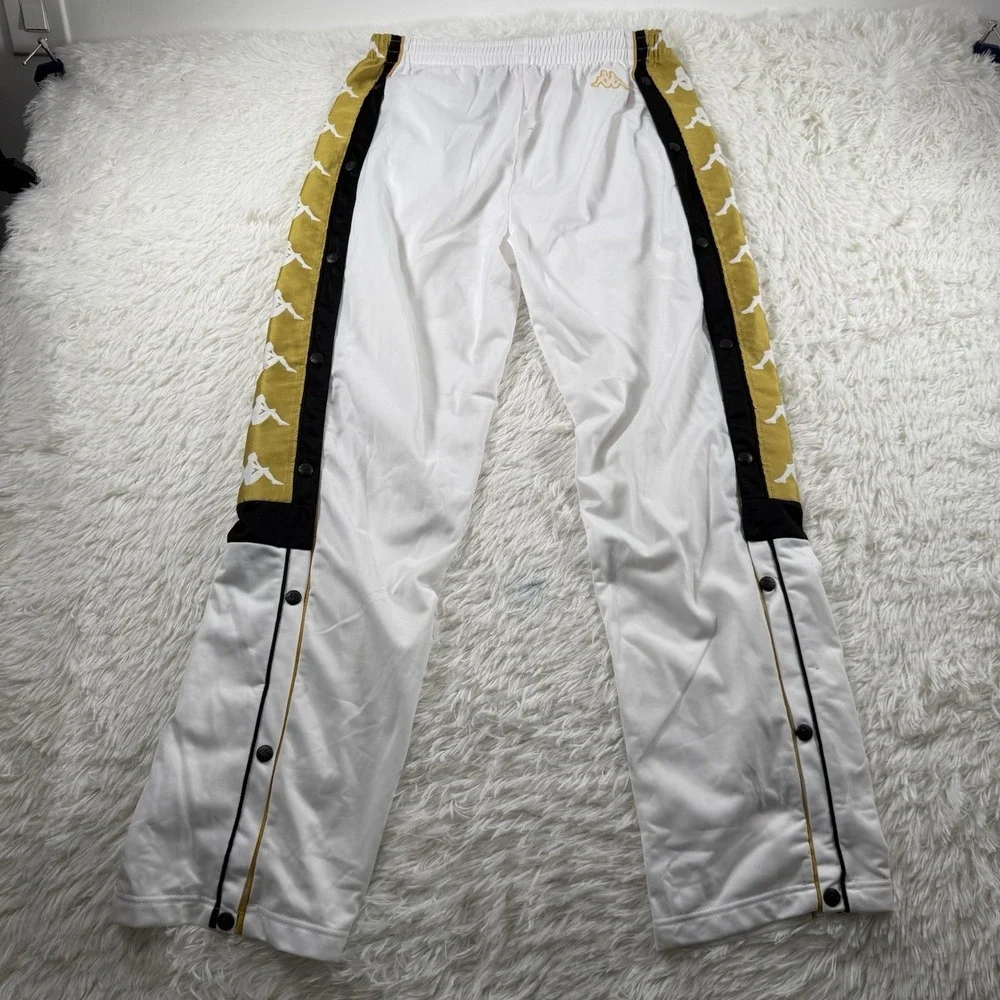 Kappa Sweatpants Men Large Gold Logo Jogger Fit Streetwear Casual Athletic Pants - Picture 15 of 16